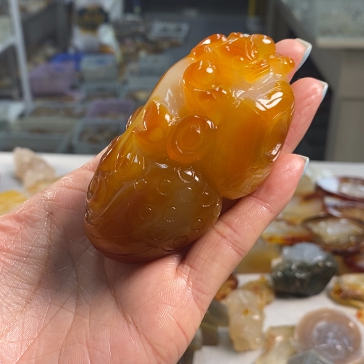 玛瑙/玉髓吊坠(不含链)未镶嵌