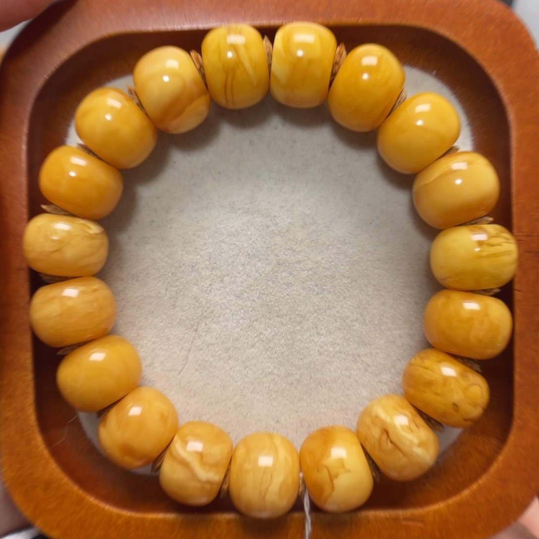 蜜蜡未镶嵌手串蜜蜡