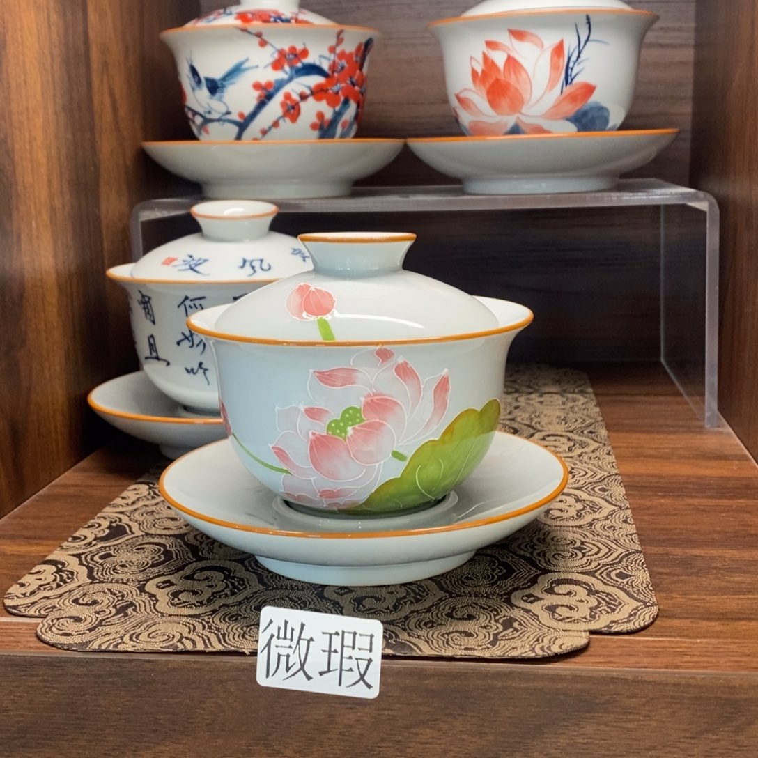 釉下彩手工绘制手工绘制