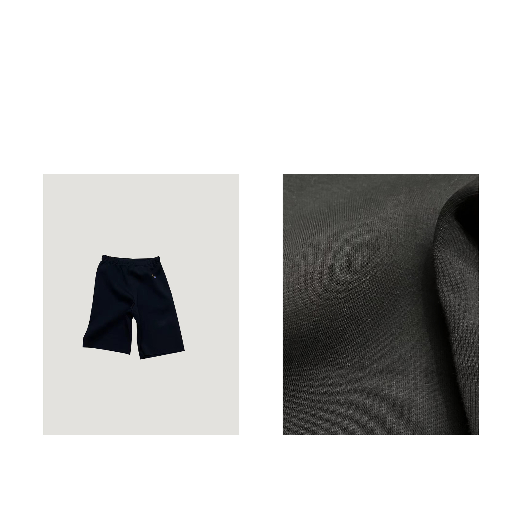 MAINRAY-「休闲日记」彩色小刺绣直筒随心裁五分修身短裤