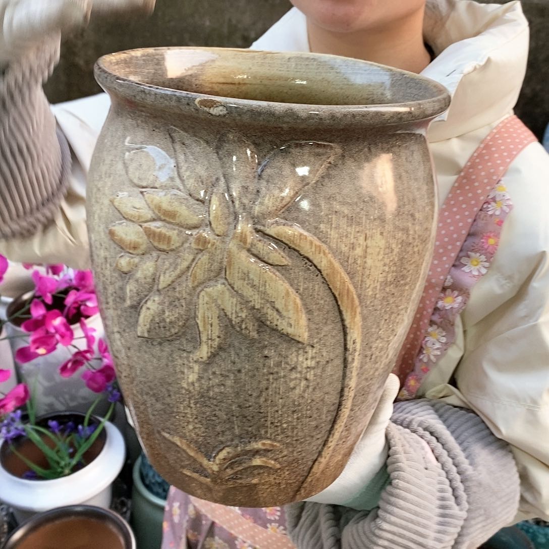 紫砂花盆正品口20高25