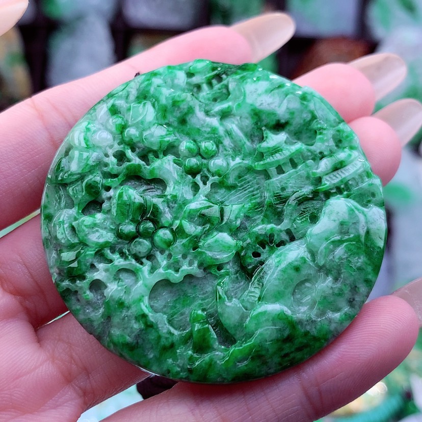 【闪购商品】翡翠颈饰未镶嵌挂件