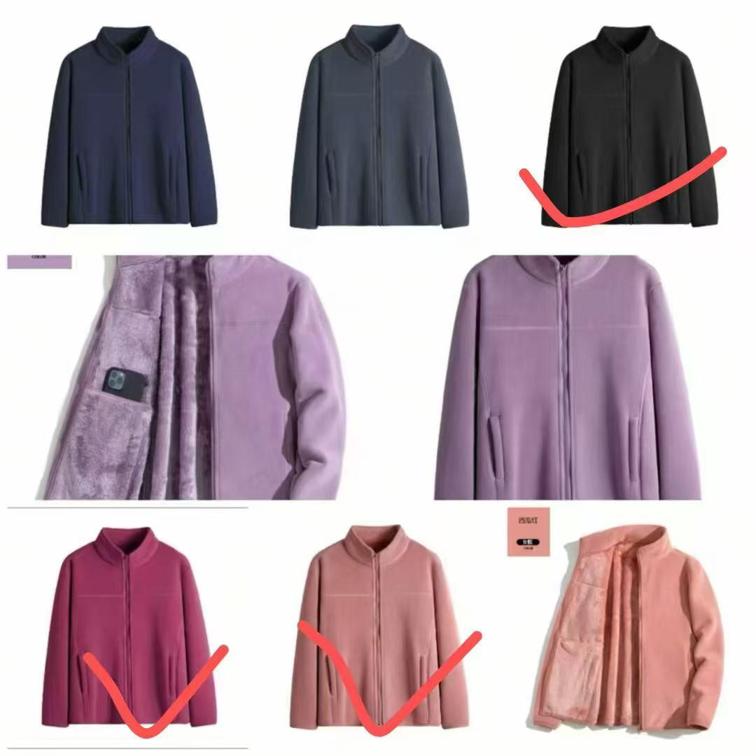 女士奥利绒加厚保暖立领外套