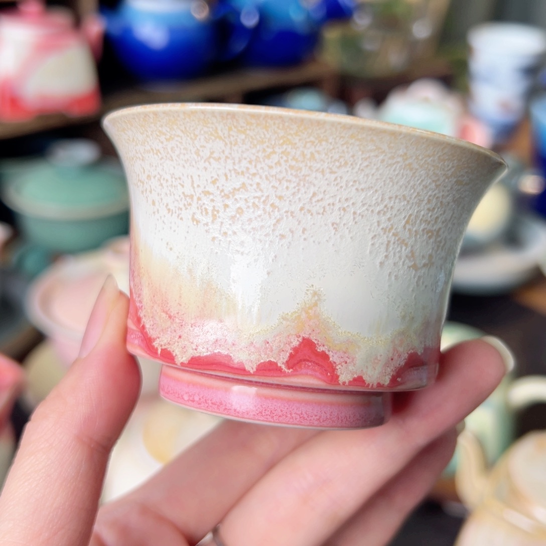 杯纯手工制作柴烧工艺