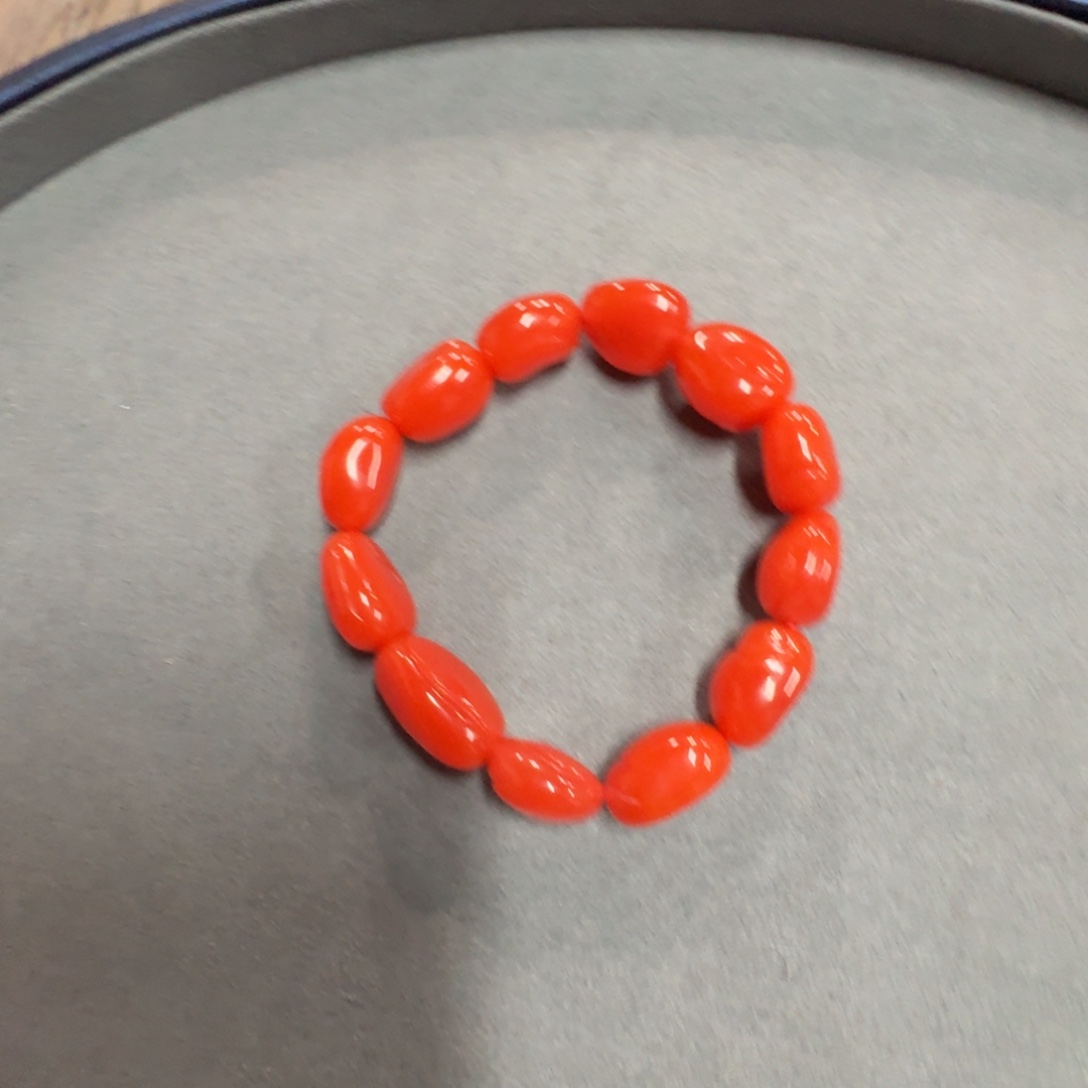 舞***墨南红玛瑙未镶嵌手串