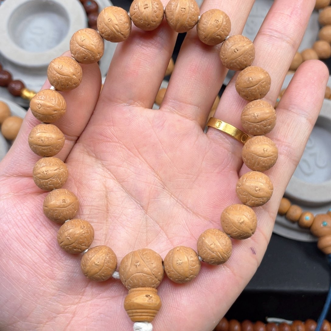 凤眼菩提手串12➕左右尺寸k15凤眼菩提D371同树厚皮