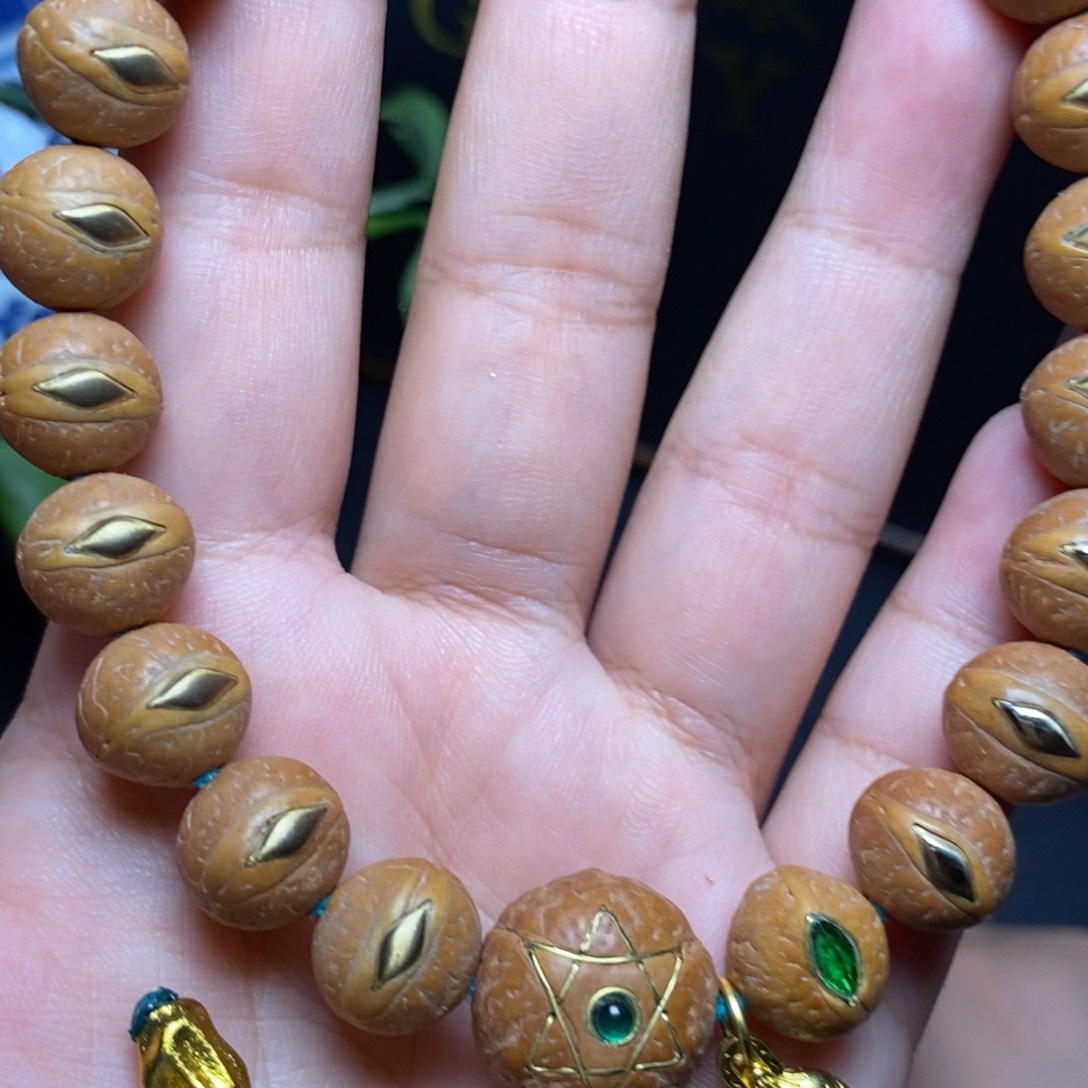 凤眼菩提手串尼泊尔