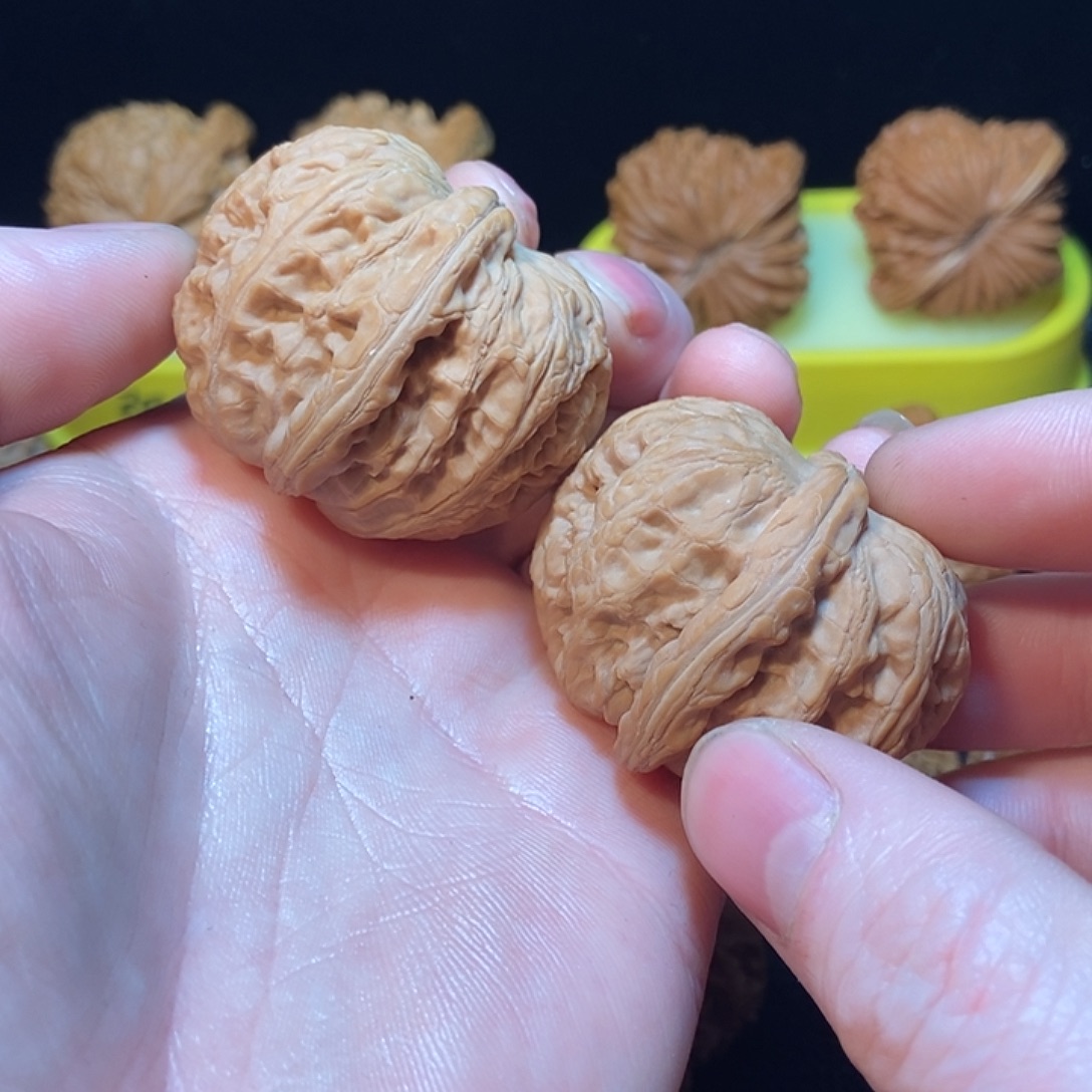 核桃文玩核桃把件平谷元宝44