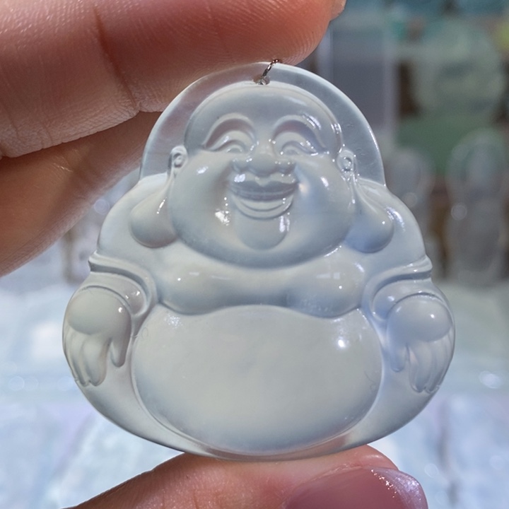 岫玉未镶嵌吊坠吊坠