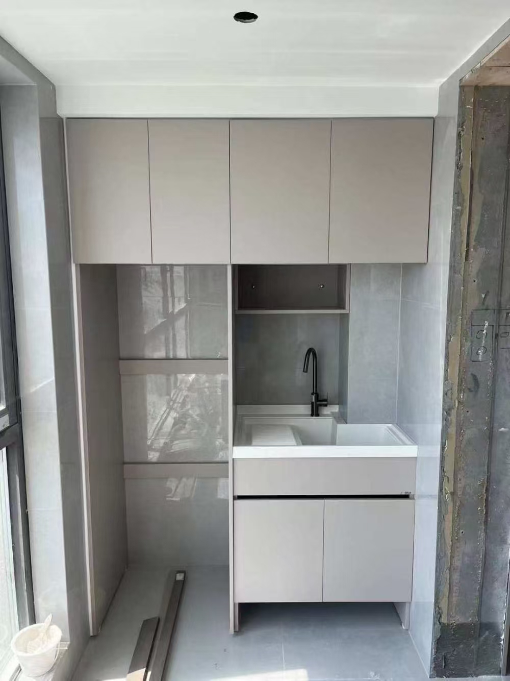 洗手盆一体落地柜50*60   60*60  尺寸可选 带搓衣板可切角