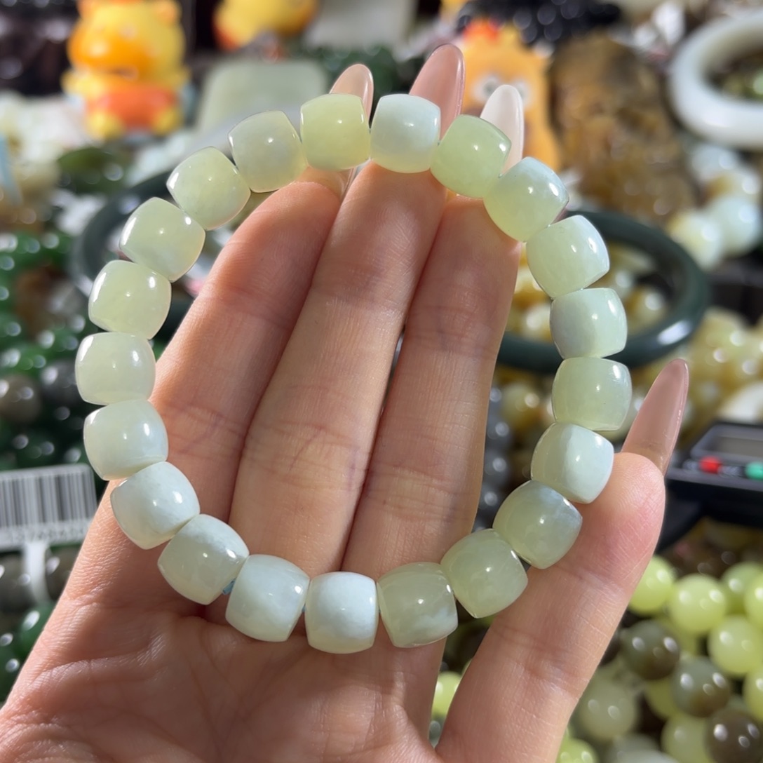 和田玉未镶嵌手链116