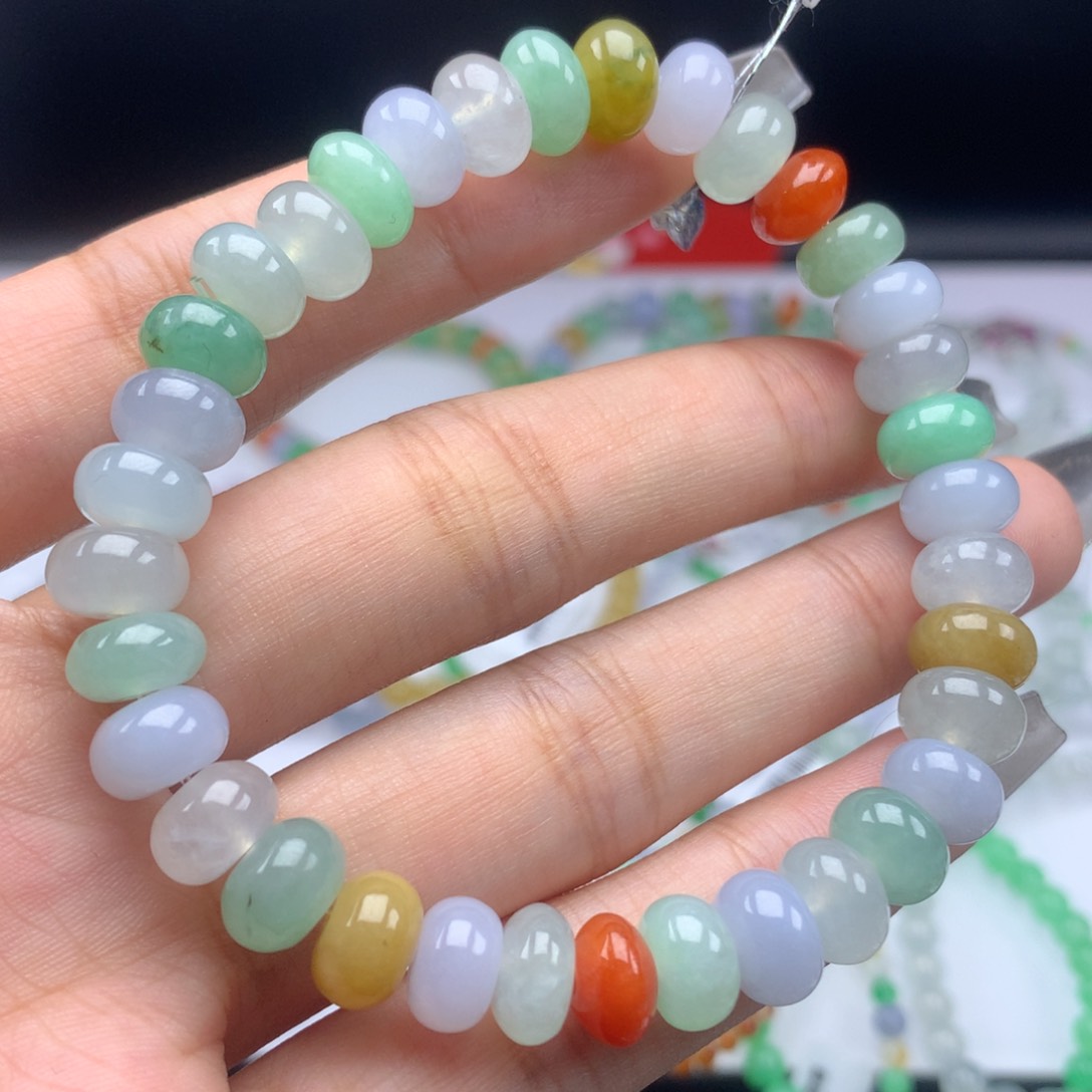 翡翠手链未镶嵌卡