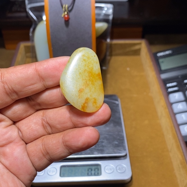 记***行和田玉（白玉）未镶嵌颈饰