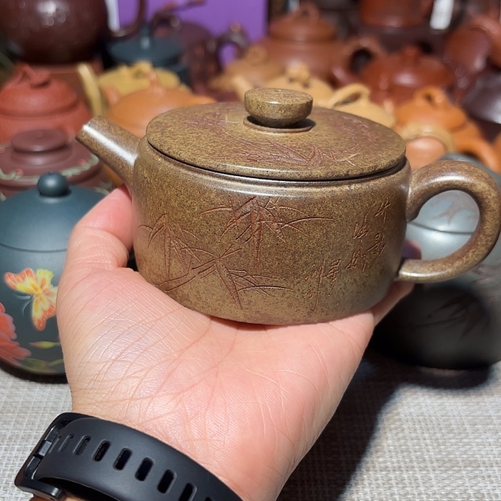 茶壶紫砂原矿宜兴紫砂130cc