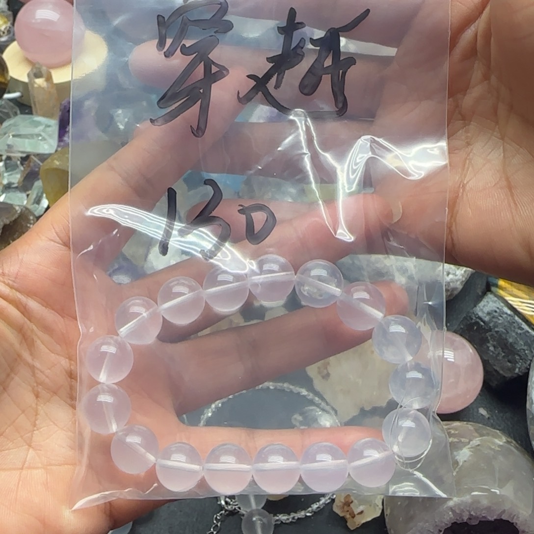 水晶水晶手链未镶嵌穿*