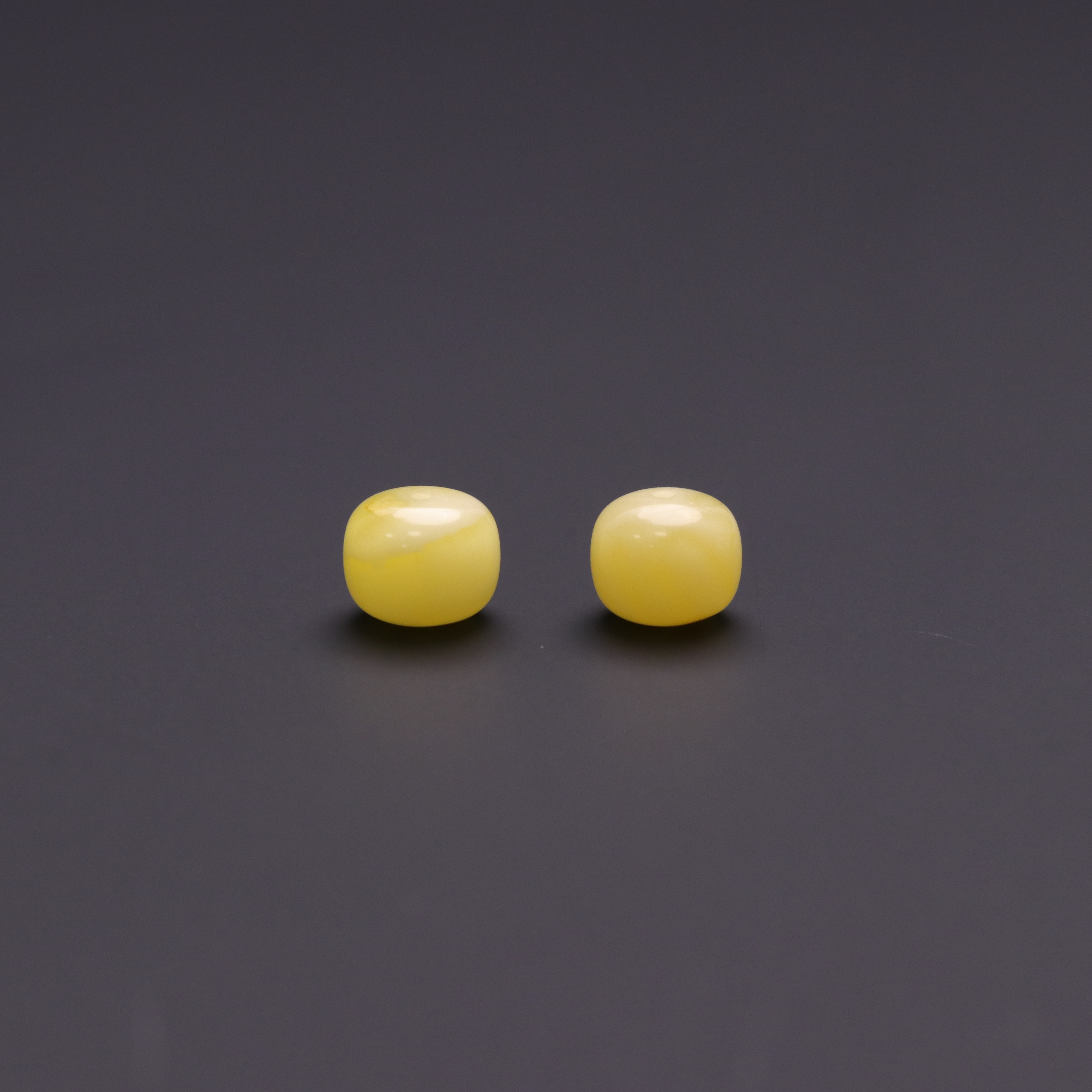 S0108-1 俄料飘白花蜜蜡老型单珠顶珠腰珠隔珠文玩饰品80/g