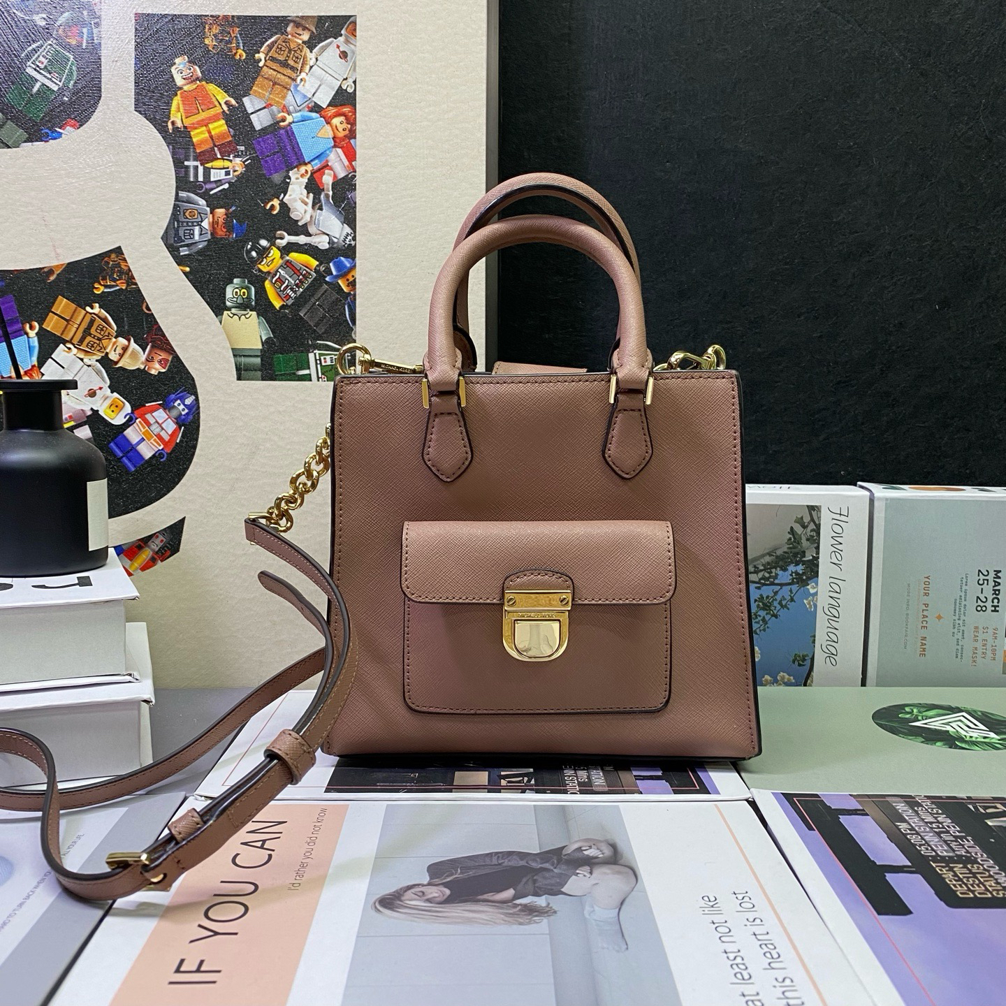 95新 MICHAEL KORS/迈克高仕 23017斜挎包19*18