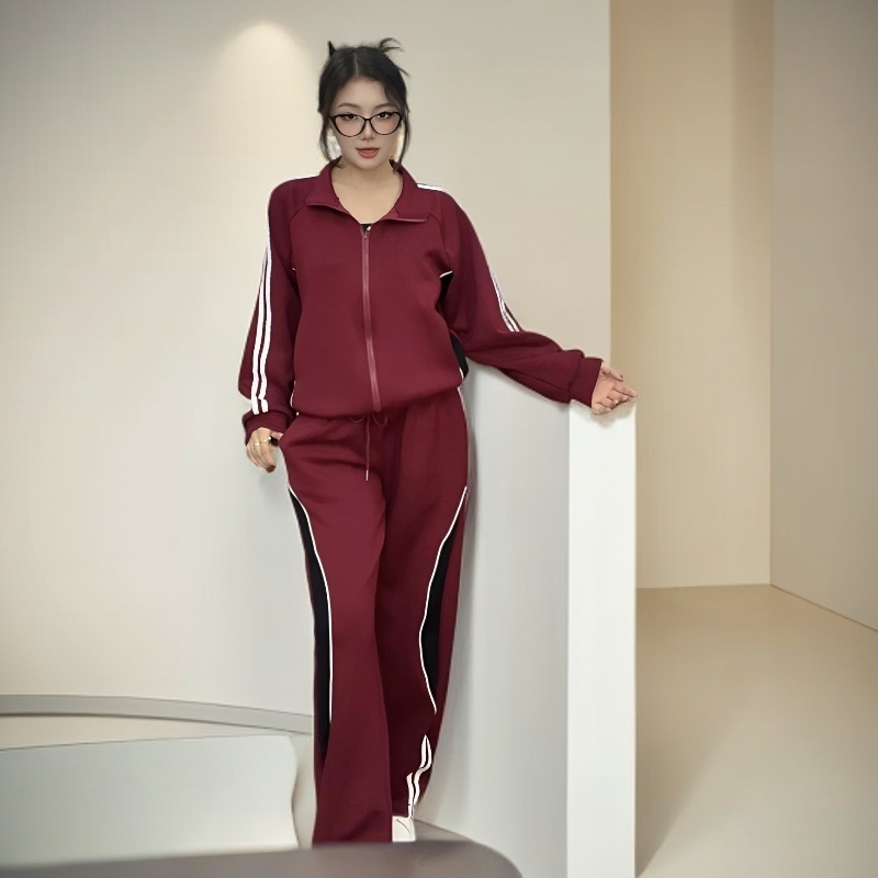 秋季款休闲运动套装女款健身情侣卫衣年服