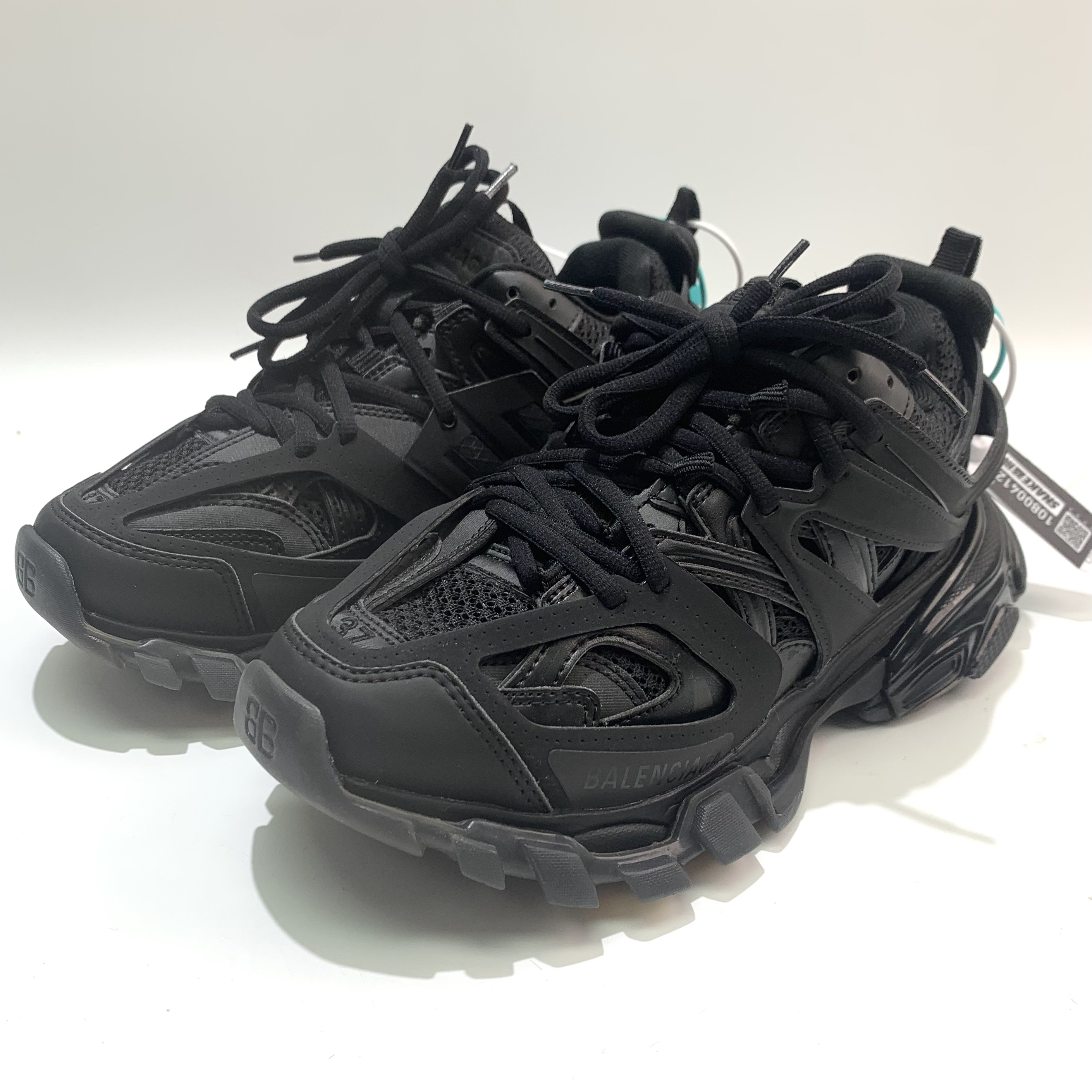 95新 Balenciaga/巴黎世家 95新37码黑色 track老爹鞋 bl0596