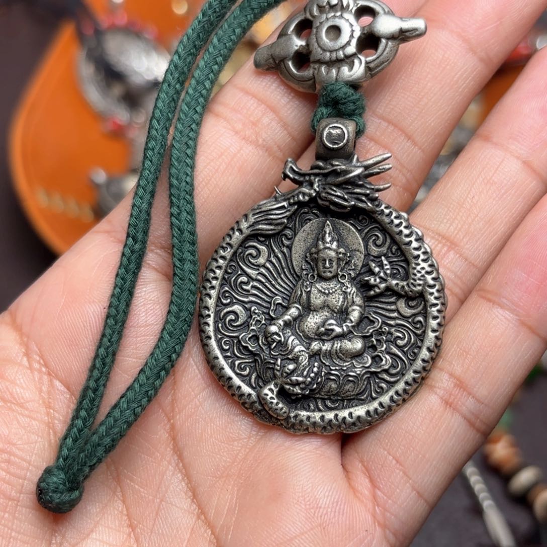 铜星月菩提项链吊坠