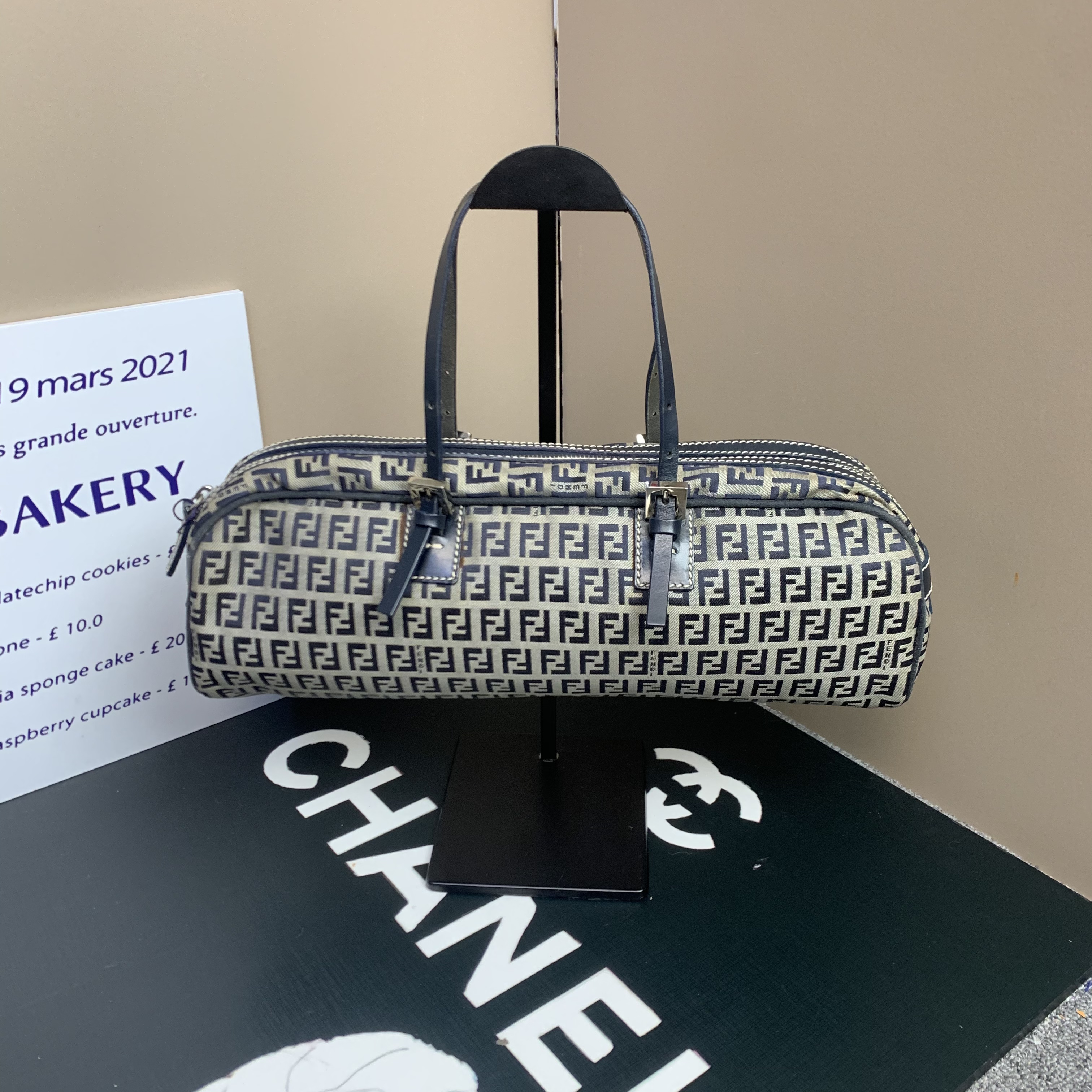 95新 FENDI/芬迪 小怡中古/ 芬迪法棍包/FENDI手拎包