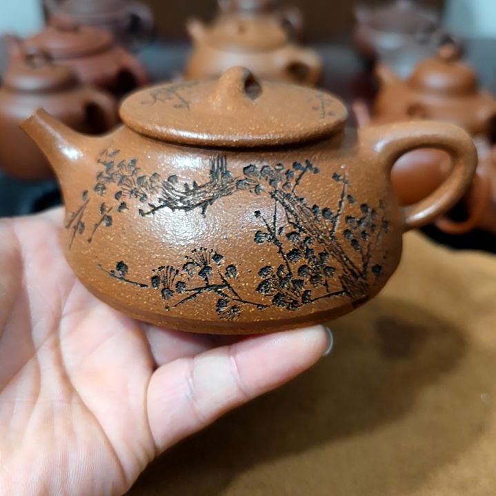 紫砂茶壶宜兴紫砂壶精工