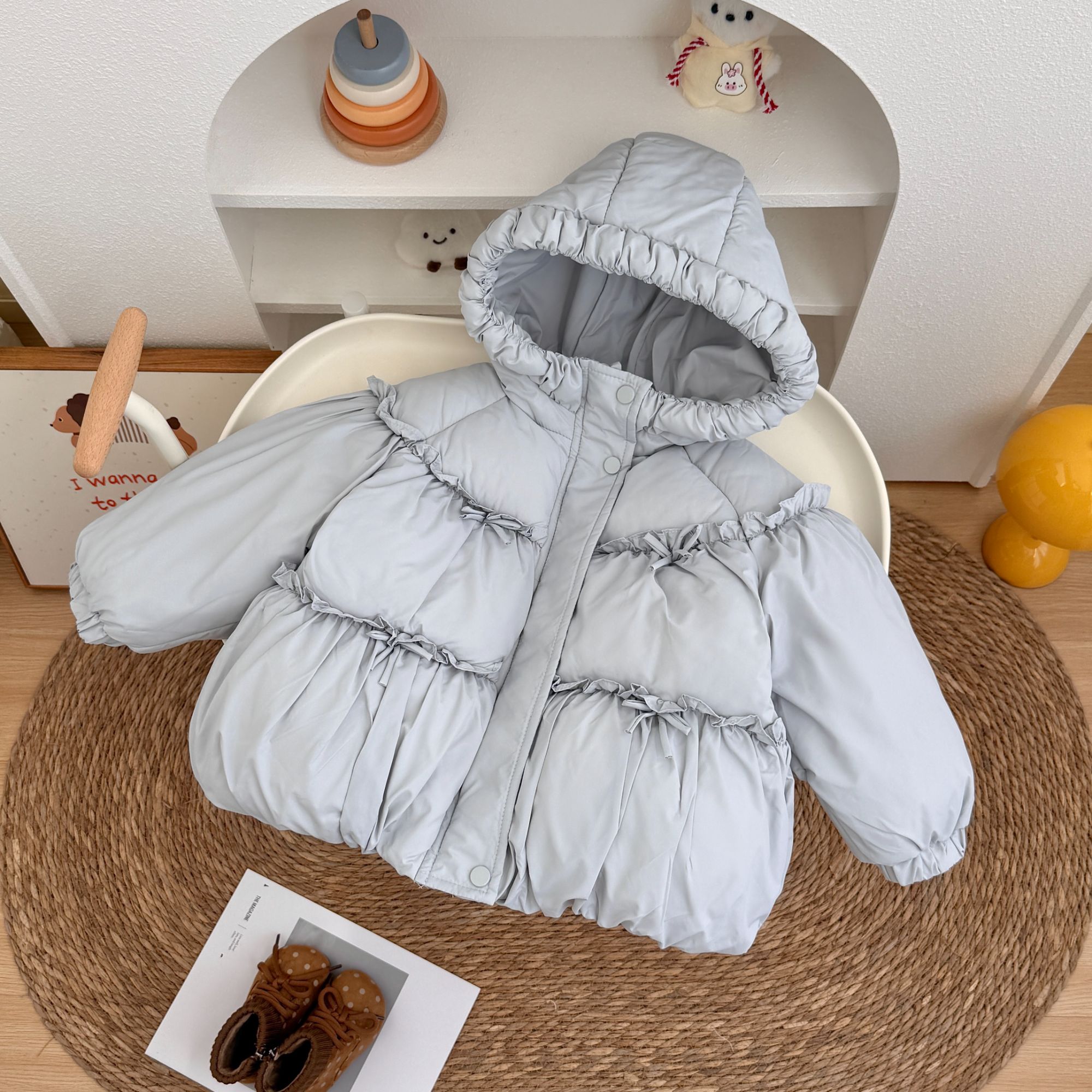 儿童冬季棉服韩版外套加绒棉袄时尚新款爆款棉衣女童棉衣2586