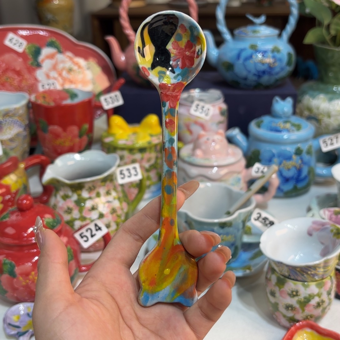 景德镇手绘高温釉下彩陶瓷茶具