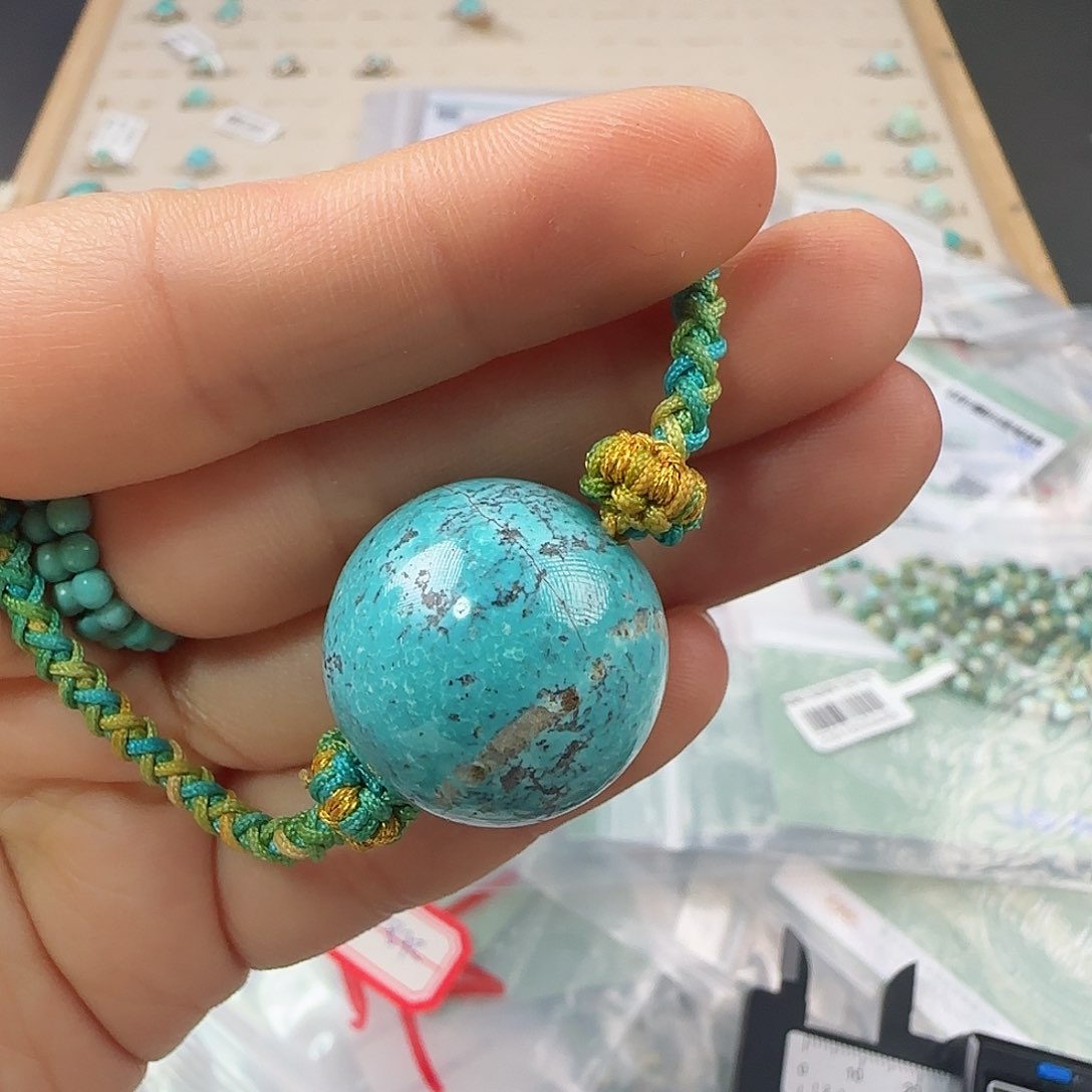 绿松石珠宝半成品未镶嵌