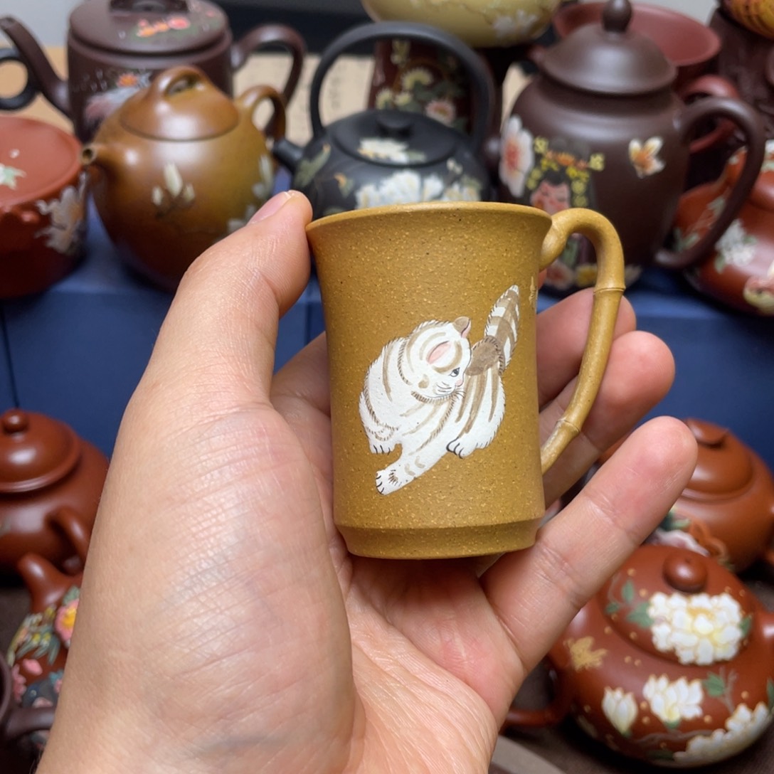 茶杯紫砂紫砂主人杯50cc