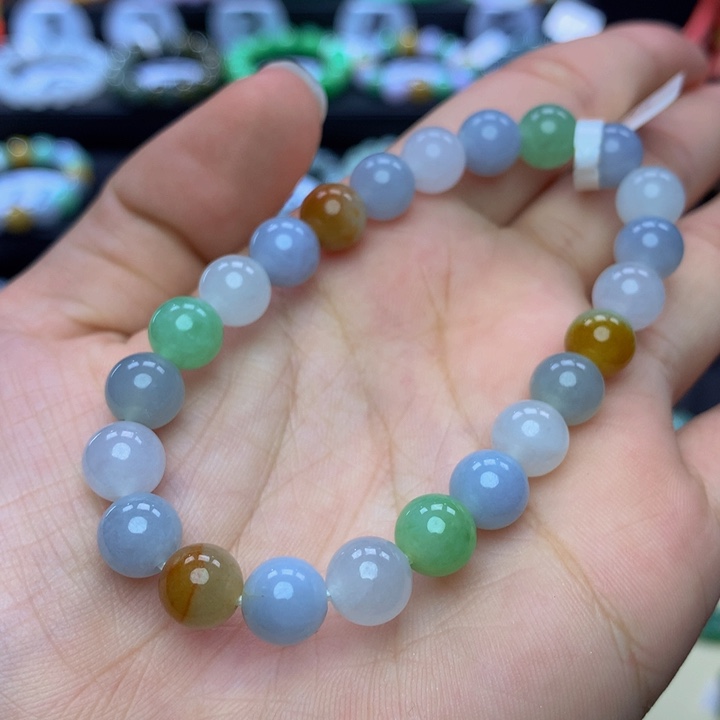 翡翠手链未镶嵌星*翡翠