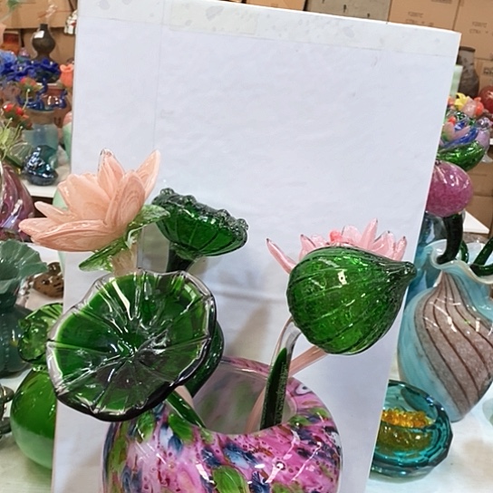 无铅玻璃花瓶高45厘米宽9厘米