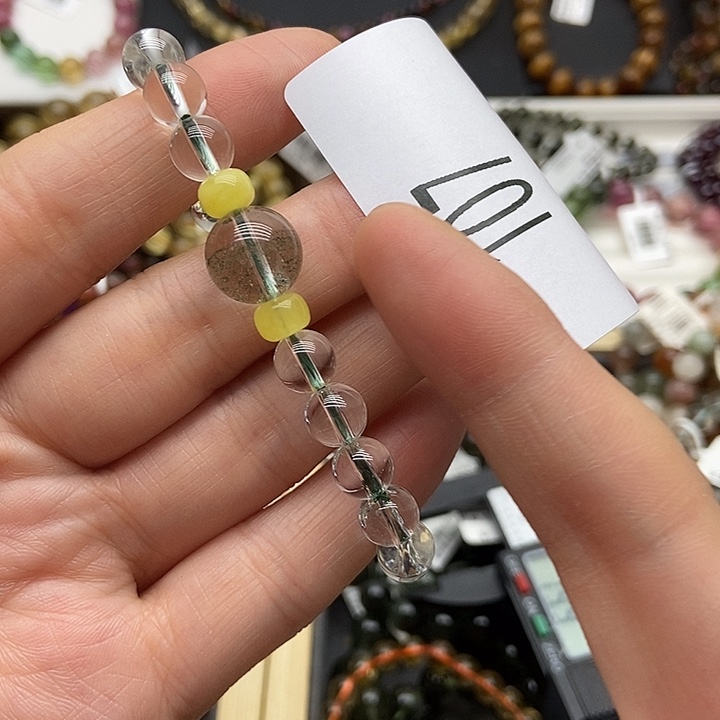 水晶手链未镶嵌手串