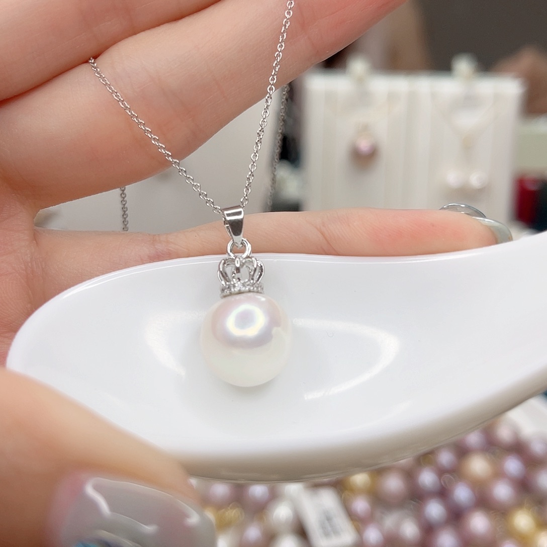 淡水珍珠未镶嵌吊坠(赠链)