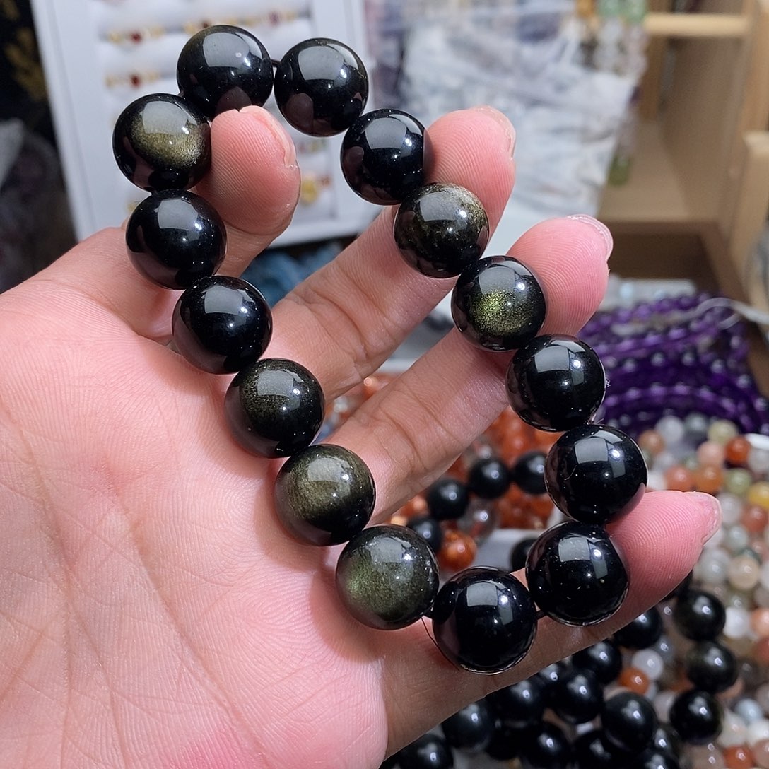 未镶嵌水晶戒指金曜石