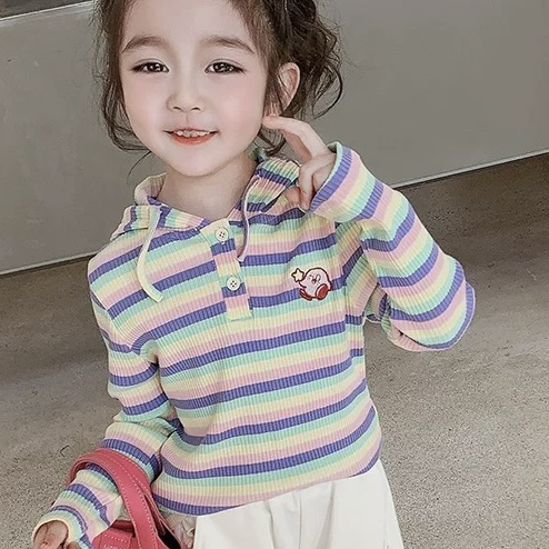  4D连帽条纹上衣7579