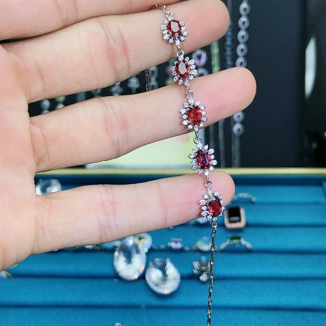 【闪购商品】紫晶珠宝半成品银S925镶嵌