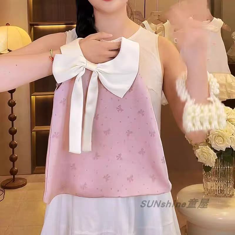 女童夏季公主裙夏天2025新款周岁礼服小童裙子女宝宝洋气背心裙潮