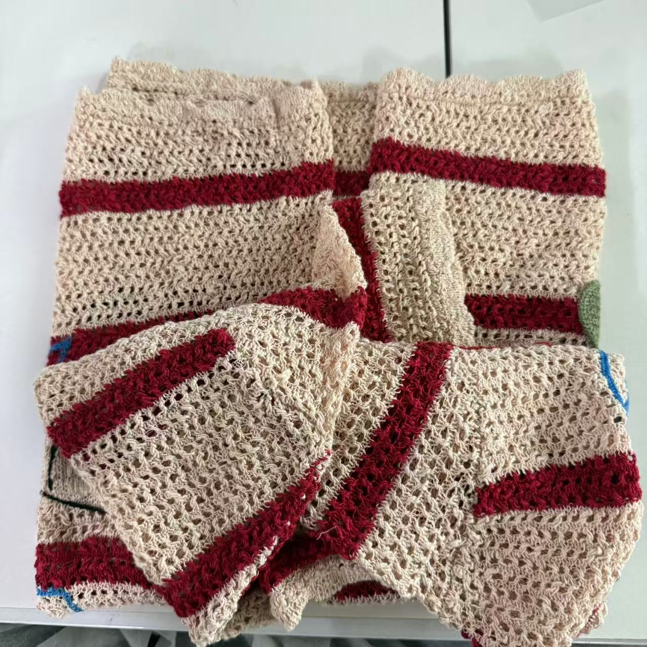 女士手作系列食物针织短袖夏季