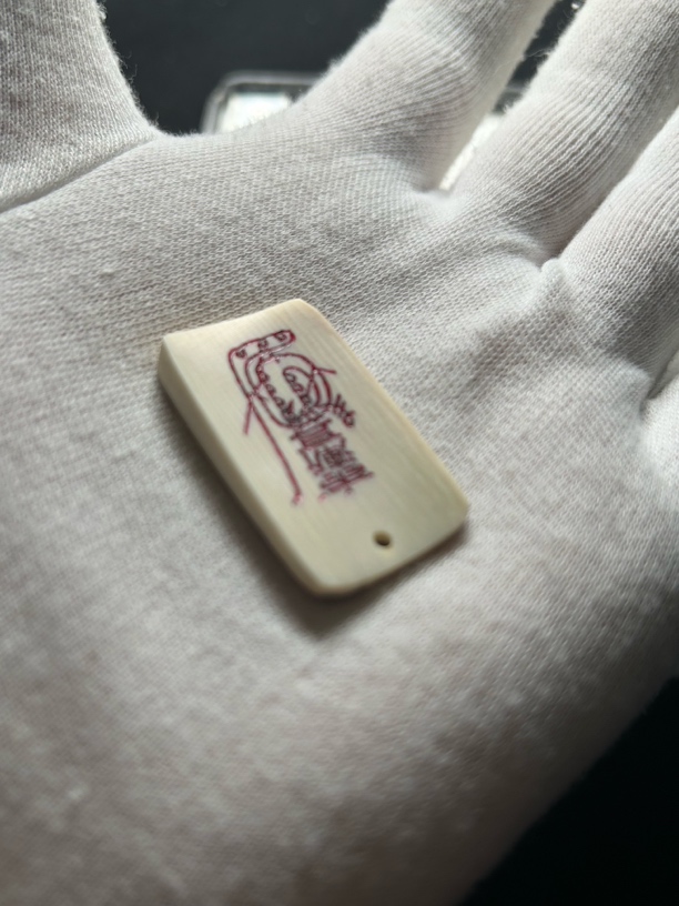 H2669雨渐耳 只做天然猛犸牙