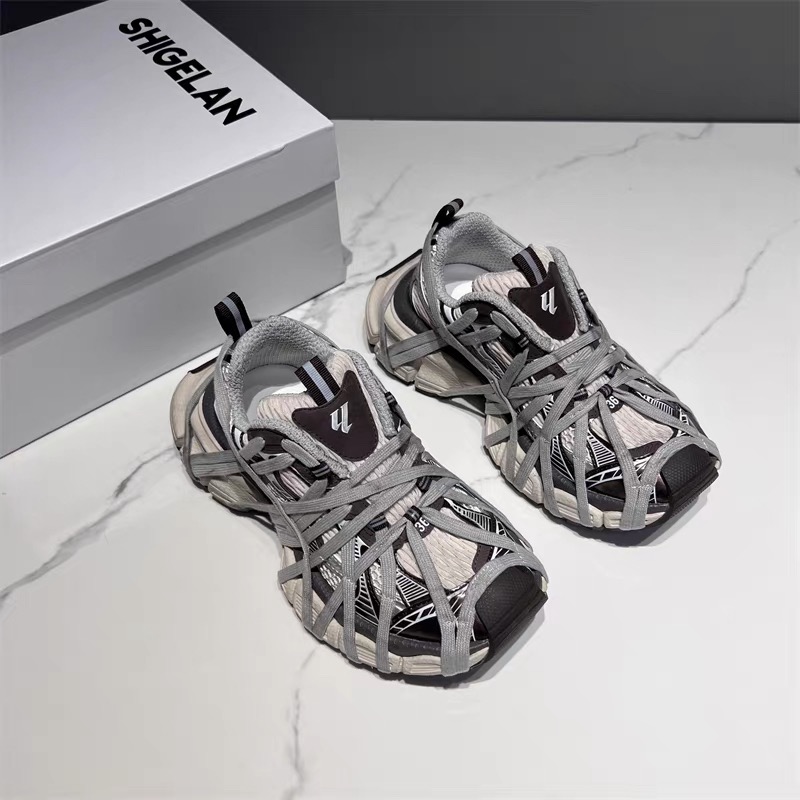 诗歌兰真皮女鞋2025新款时尚厚底松糕鞋百搭透气运动休闲鞋老爹鞋