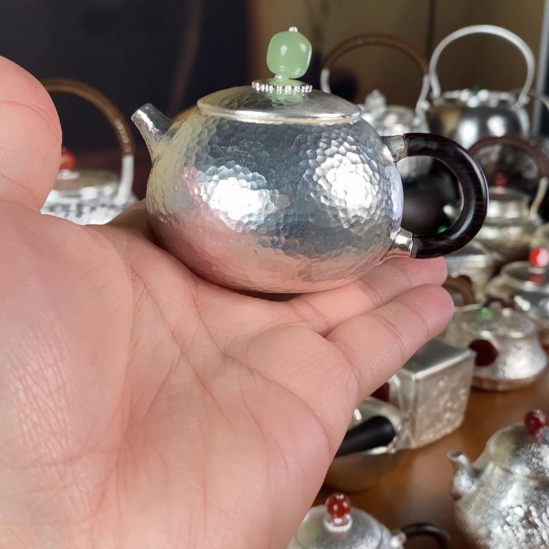 手工制作紫铜壶工艺