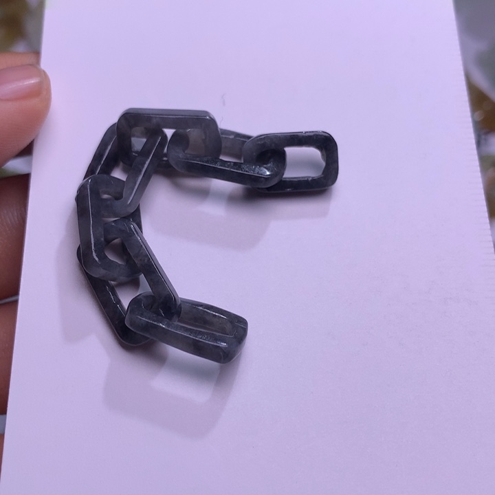 定制翡翠未镶嵌环环相扣