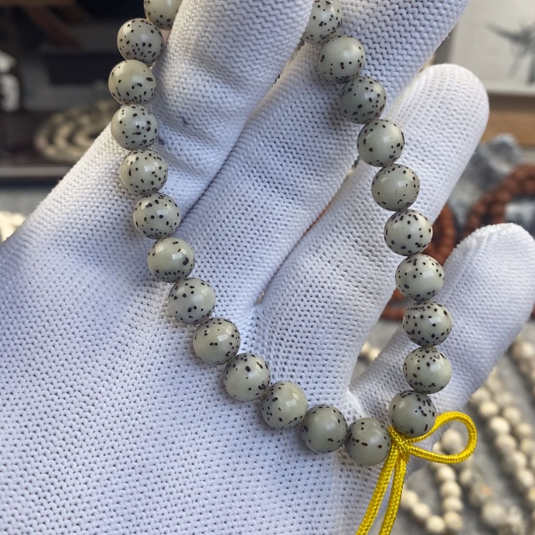 星月菩提手串卡8龙蛋星月手持