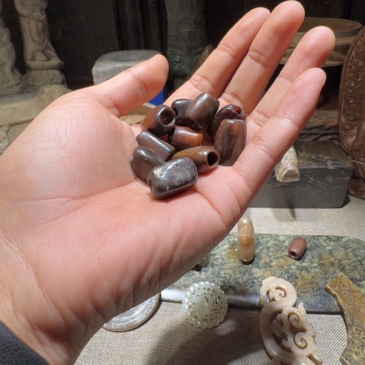 和田玉（糖玉）颈饰未镶嵌禄*