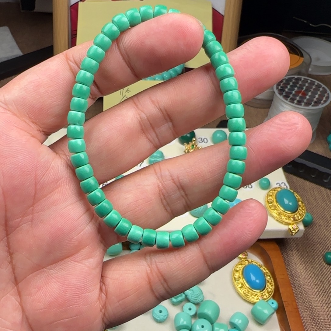 湖北原生态直切手串5.5mm