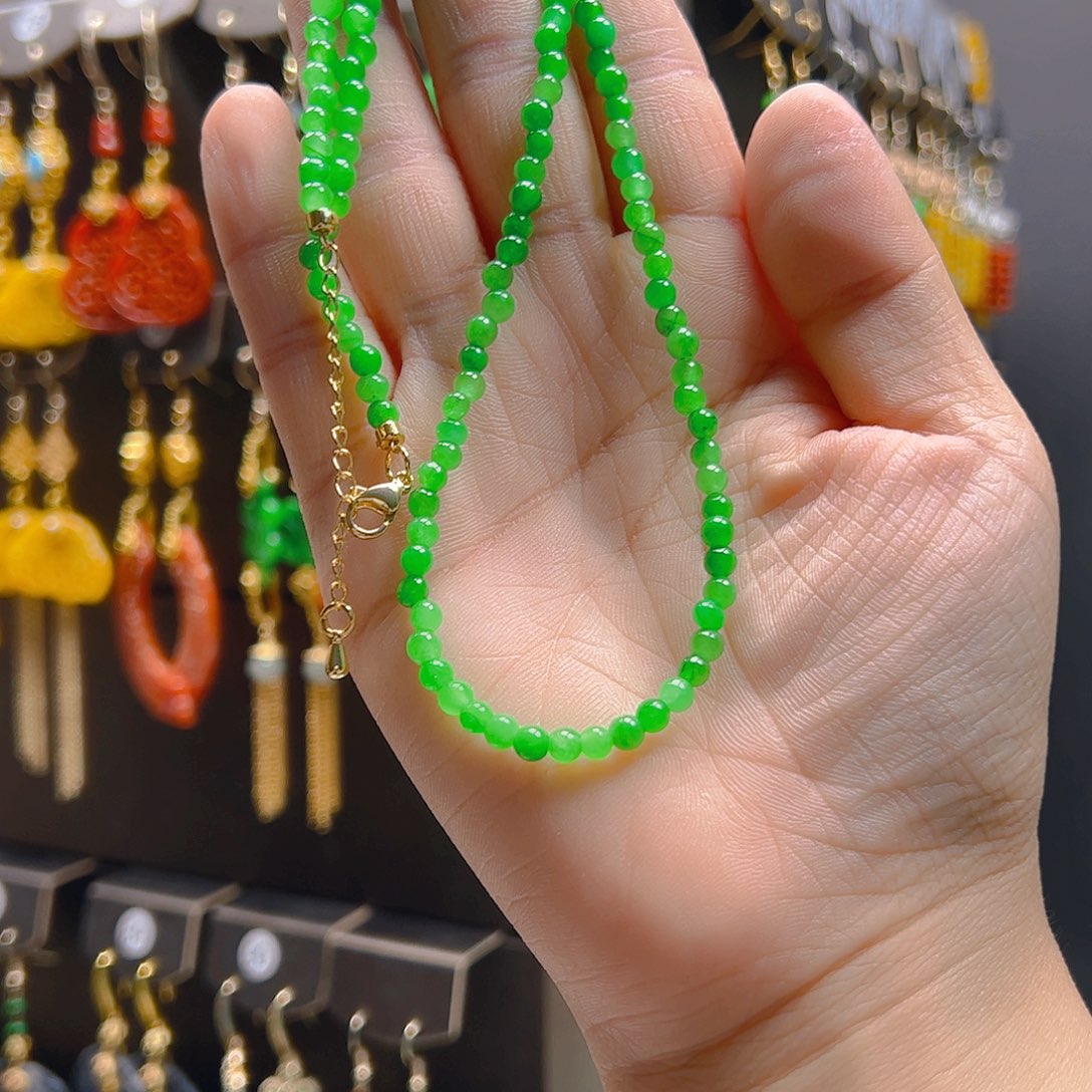 翡翠合金耳坠翡翠