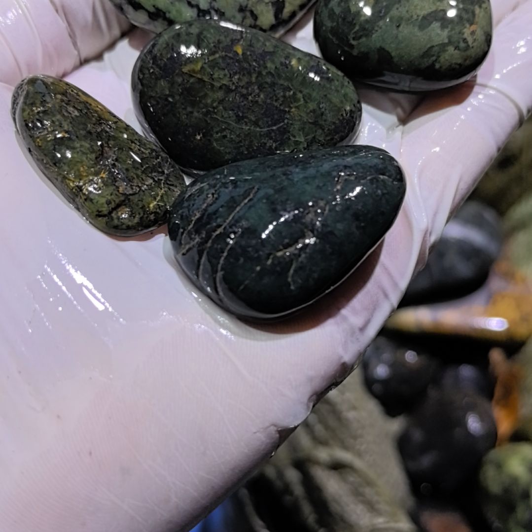 童***马藏玉药王石原石五个