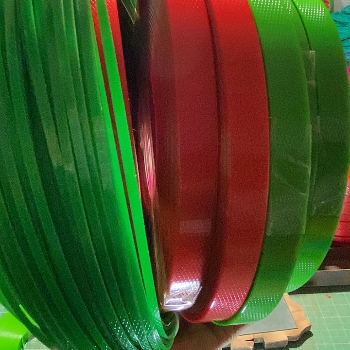 葛***存1608塑钢带三红三绿一斤绿色开五