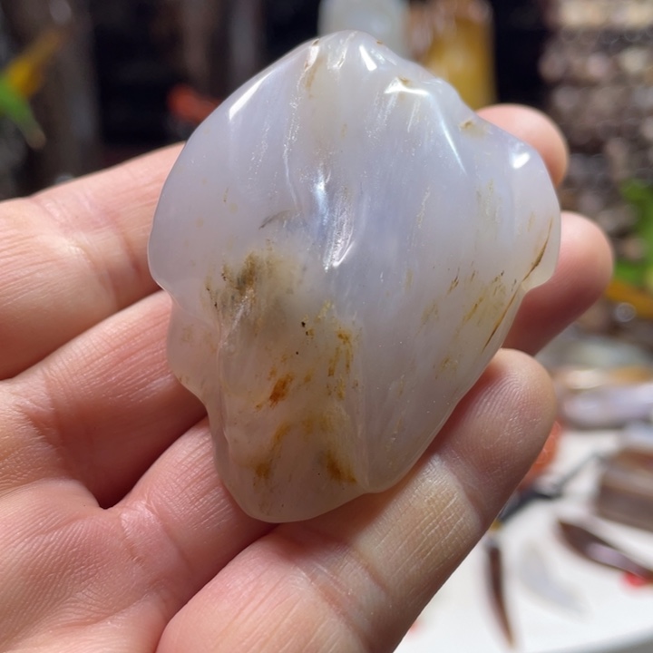 石材家居摆件硅化木